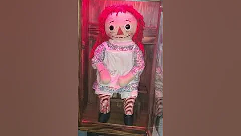 THE REAL ANNABELLE DOLL LIFESIZE  AT MARC-ANDRE MARCO RAYMOND HOUSE.