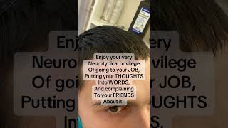 Offended by RFK JR asd speech, compelled to post thoughts IT’S NOT ABOUT YOU. #rfkjr #severeautism