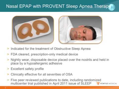 Provent Device Provent Sleep Apnea Device , Nasal Expiratory Positive Airway Pressure ...