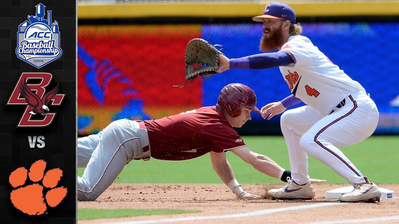 Boston College Vs Clemson Acc Baseball Championship Highlights 2019 Youtube