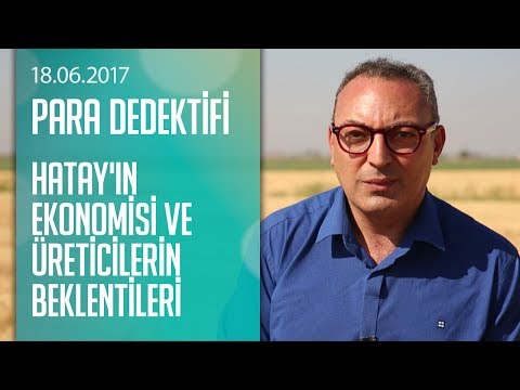 Hatay'ın ekonomisi ve üreticilerin beklentileri -  Para Dedektifi 18.06.2017 Pazar