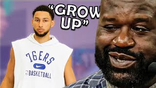 Shaq Responds To Ben Simmons Calling Him Out