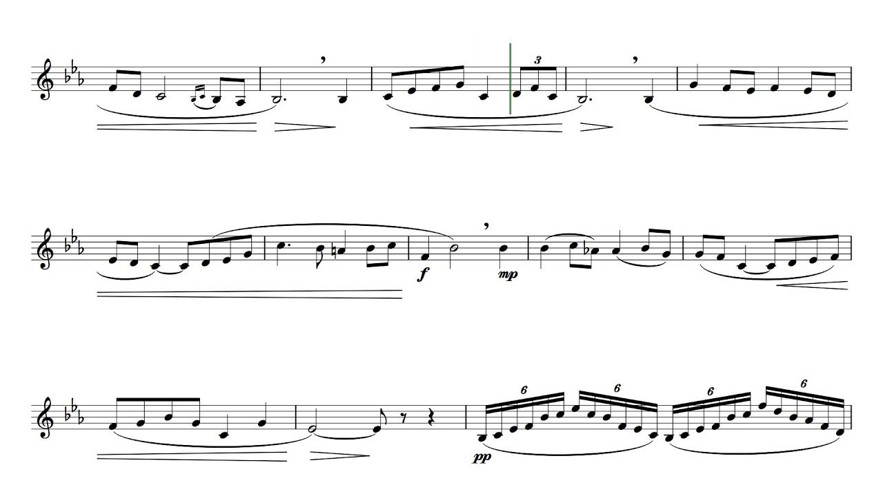 André Messager: Solo de Concours for clarinet and piano