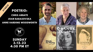 POETRIO with Chris Abbate, Joan Barasovska, Anne Harding Woodworth | Malaprop's Presents