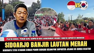 Sidoarjo Memerah Area Stadion Mulai Di Padati Suporter, Update Terkini Stadion Delta Sidoarjo