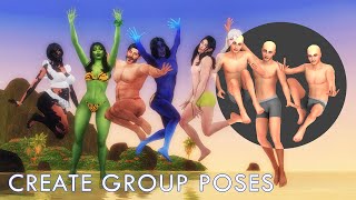 ♢ helgatisha ♢ sims 4 create group poses