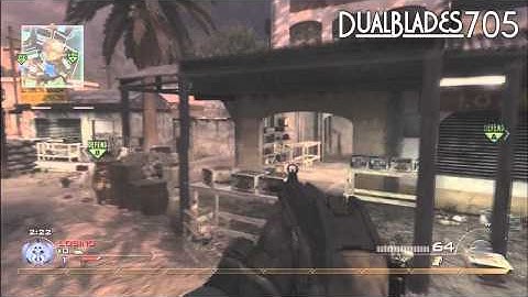 Modern Warfare 2 - Search & Destroy First Blood Throwing Knife Kill Across Rundown!