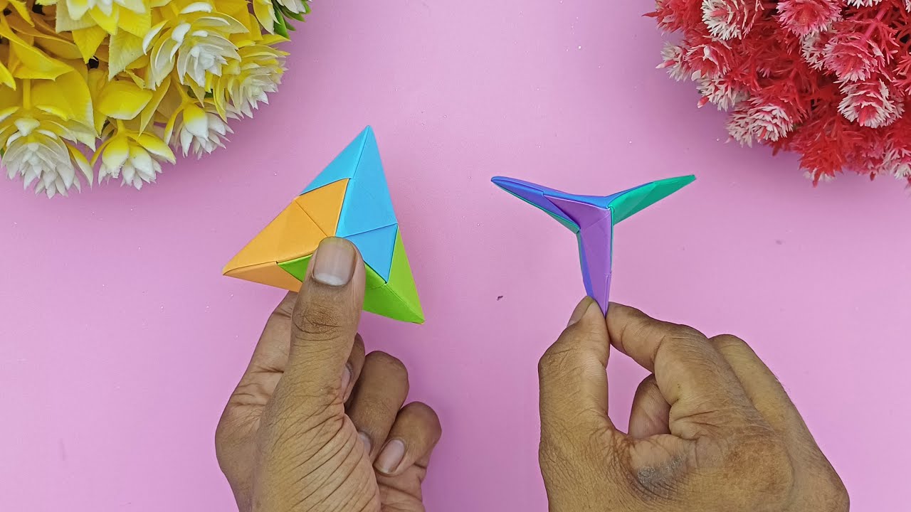 Transforming Cube - How to Make Paper Toy Antistress - Best Handmade Paper Crafts Easy