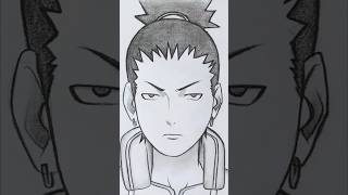 Shikamaru from Naruto drawing♥️ #drawing #drawingtutorial #animedrawing #shortsvideo #shorts #art