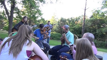 2017-05-19 Pre-Contest Jam - Grey Eagle - by Nathan, Alex - 2017 Julian Fiddle Contest