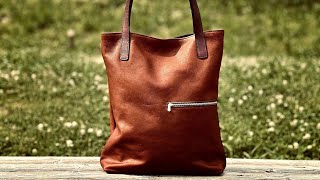 Craft an Elegant Bag: Leather Craft Tutorial + PDF Pattern