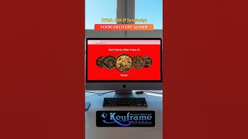 Create a Food Delivery Slider with HTML CSS & Swiper JS #trending #youtubeshorts