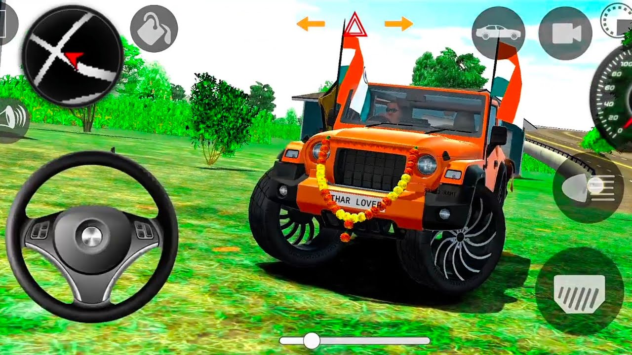 🔥Modified Mahindra👿 Thar Car Games: Indian Cars (Gadi Wala Game) - Car Game Android Gameplay