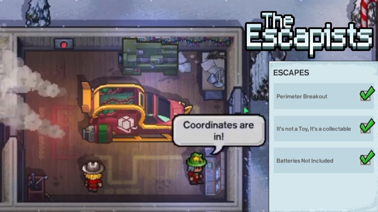 Snow way out MULTIPLAYER escape!! The escapists 2 (14) YouTube