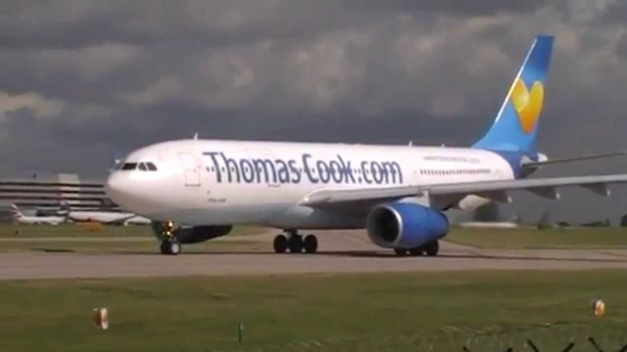 Thomas Cook Airbus A330 G Mljl Close Up Take Off At Manchester Airport On 04 08 14 Youtube