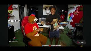 Ishowspeed makes his bother guess the burgers from different fast foods full vid 