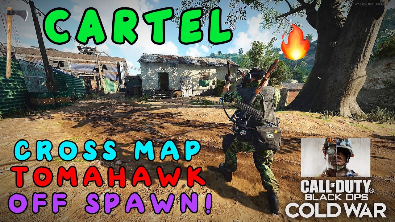 I HIT A CROSS MAP TOMAHAWK OFF SPAWN ON CARTEL! | Call Of Duty Black Ops Cold War