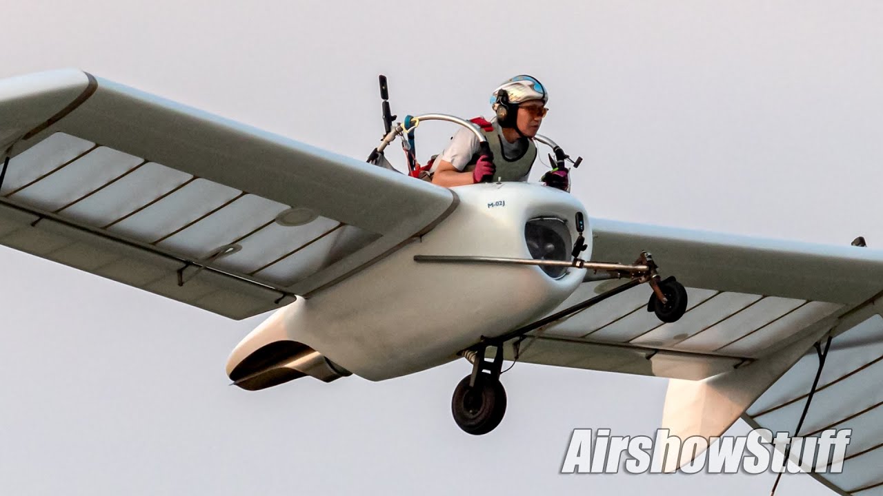 Crazy Japanese Jet-Powered Ultralight - M-02J - EAA
