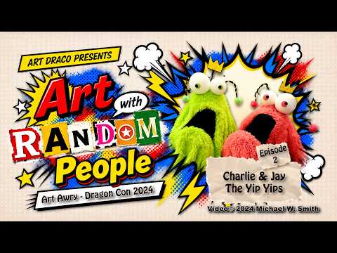 I Found Yip Yips at Dragon Con!  | Art with Random People Ep. 2
