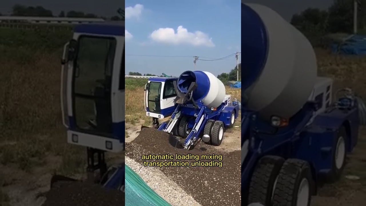 Self Loading Micro Aggregate Concrete Sand Cement Mixer Truck Self