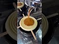 RELAXING &amp;SATISFYING WHITE CHOC SPIRAL EXPRESSO 🌀#satisfying #expresso #trending #shortsfeed #viral