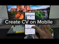 Create CV on Mobile | Free CV Maker for Job Application 