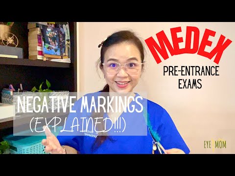 MEDEX| Pre-entrance Exam | What is NEGATIVE MARKING (EXPLAINED!)