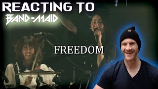 Drum Teacher Reacts to Band-Maid | Freedom live
