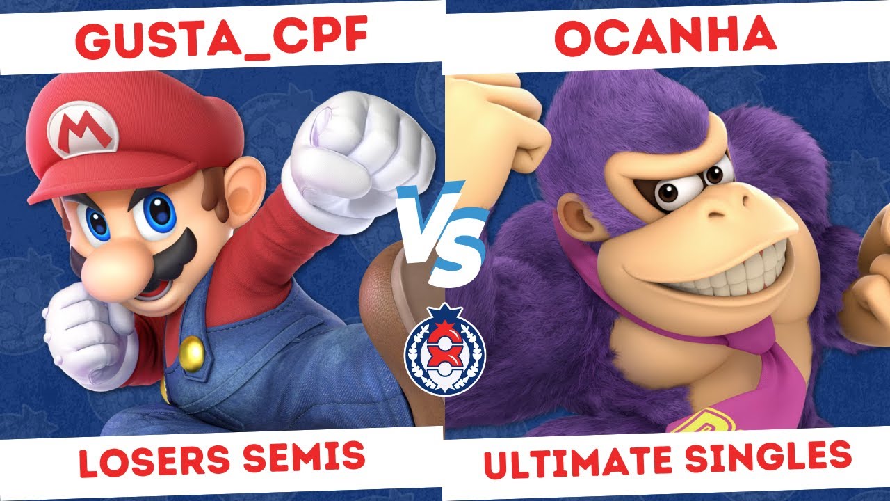 BLUEBERRY LEAGUE (Iniciantes) LSF - Ocanha (Donkey Kong) vs. Gusta_CPF (Mario) - SSBU BRASIL