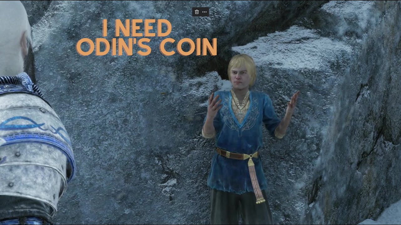 Skjoldr What is this guy taking Odin's coin for?│GOD OF WAR RAGNAROK│4K ...