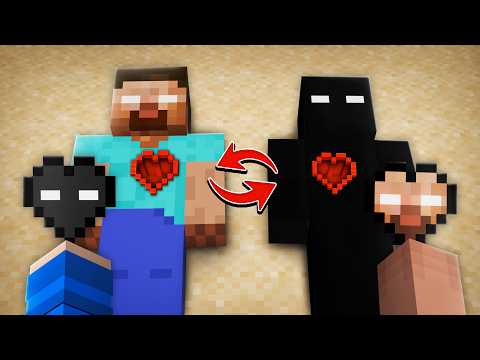 I Swapped Scary Monster HEARTS in Minecraft..