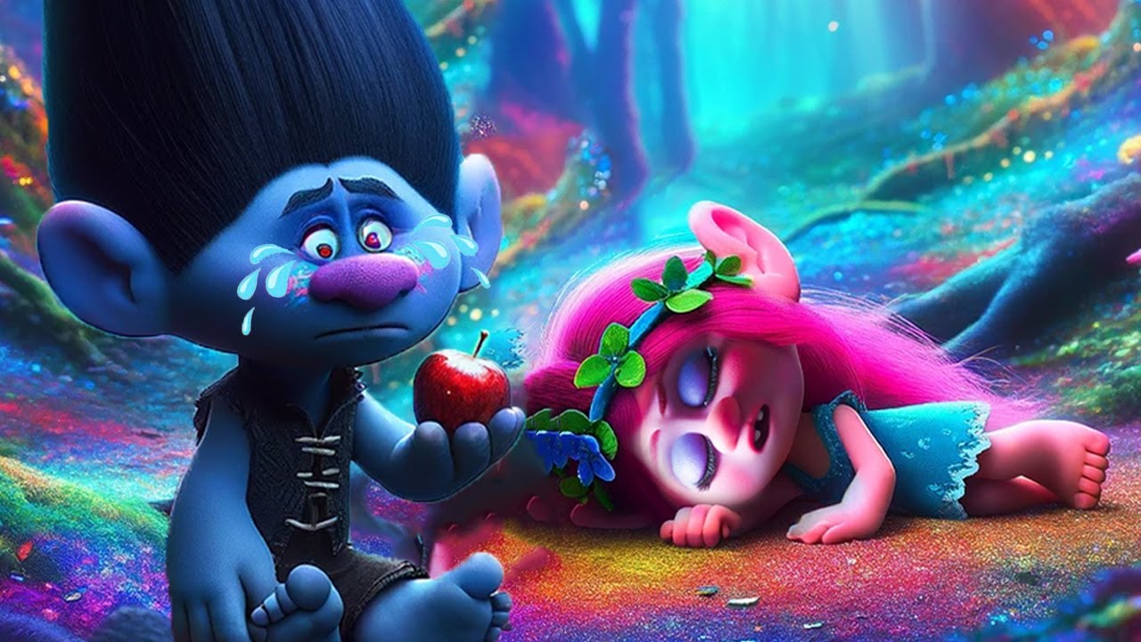 Branch rescues Poppy / Trolls 3 fantasy story (2024)