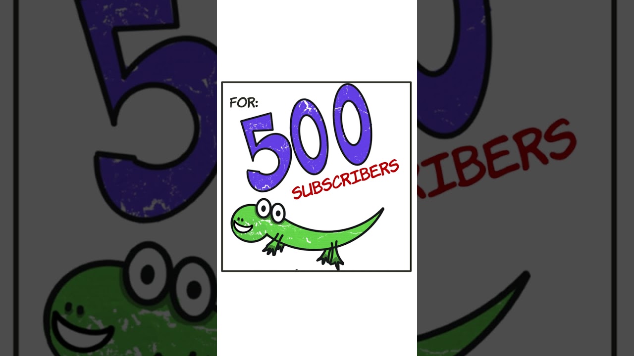 Thank you! - 500 SUBS!