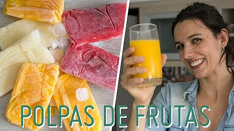 Como é feita a polpa de fruta congelada?