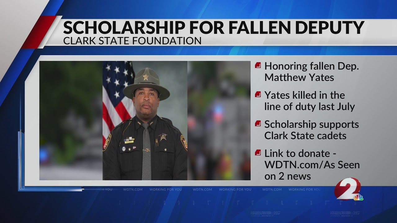 Local scholarship held in honor of fallen deputy - YouTube