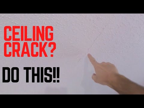 Ceiling Crack Fix THAT ACTUALLY WORKS!!!