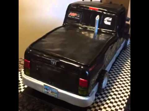 Dodge pick up truck cake.