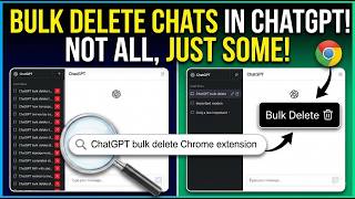 How To Delete Multiple Chats in ChatGPT (Bulk Delete Without Deleting All)