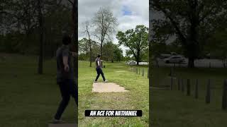 Got an ace for Nathaniel today. #discgolf #discgolfdaily #discgolface #frolf #discraft #nathaniel