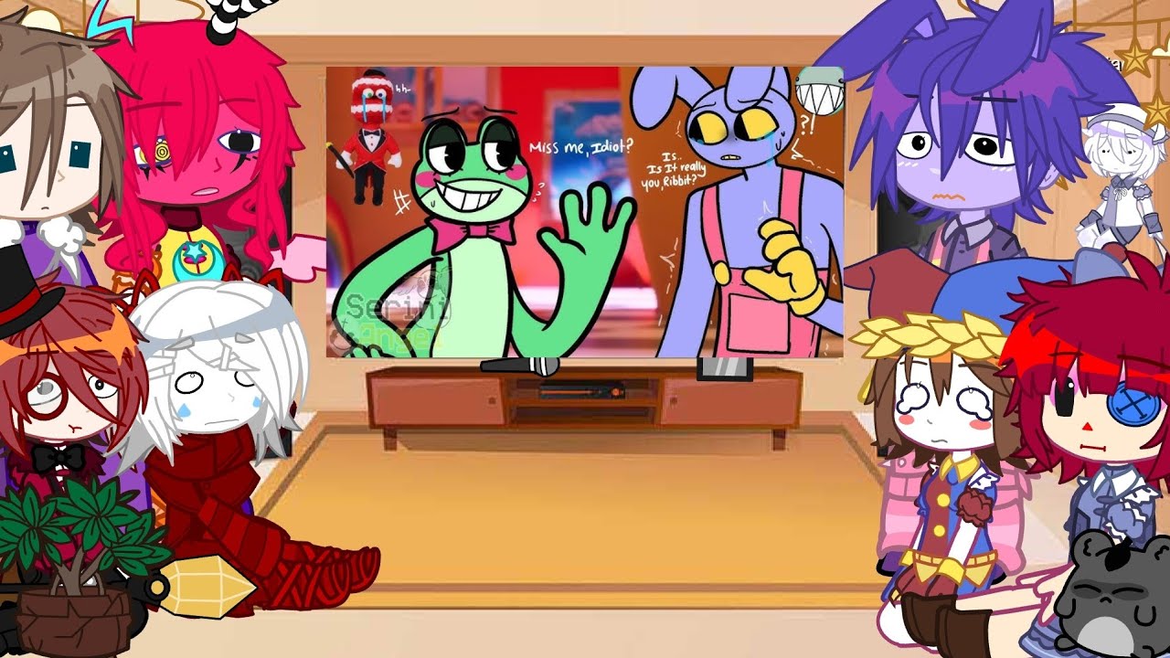 TADC React To Caine Bring Ribbit Back in Circus and Tiktok II Gacha Club 🐰