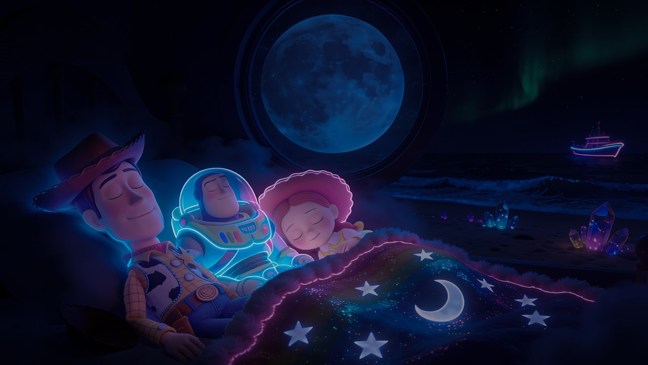 Sleep Buzz Woody, Buzz & Jessie Sleep in 3 Minutes 🌙 No Ads | Relaxing Toy Piano ...