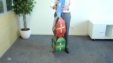 Stacked cubes - POS Display Demo