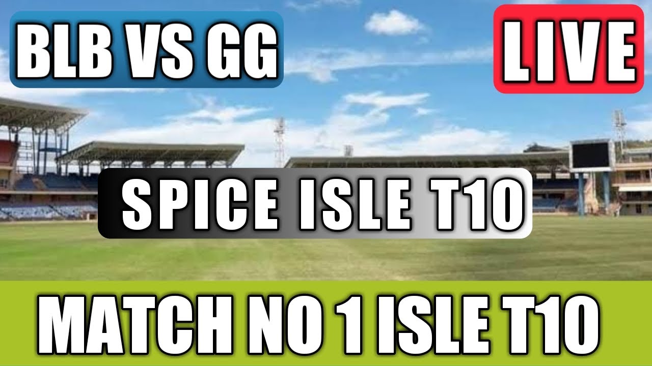 Spice Isle T10 2021 Live | BLB vs GG Live | T10 Live | Bay Leaf Blasters vs Ginger Generals Live