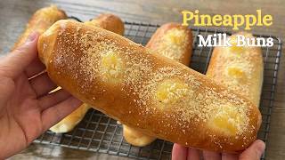 Homemade Pineapple-Filled Milk Buns | Soft, Fluffy & Buttery screenshot 5