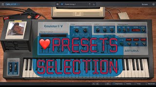 Arturia Emulator II ❤️ presets selection [Factory Sound Bank - Sons Usine]