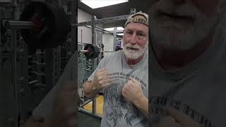 Heavy Shoulder sets, Crazy old man #powerlifting