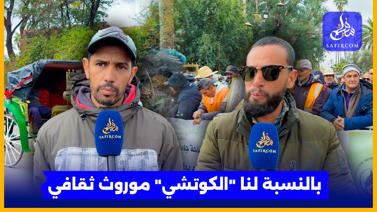 مراكش.. أصحاب العربات السياحية 