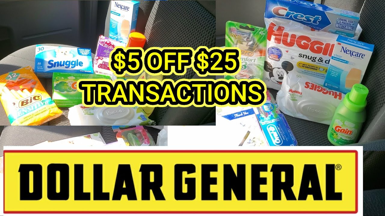DOLLAR GENERAL 5 OFF 25 TRANSACTIONS[6/6 ONLY] MUST SEE/BREAKDOWNS