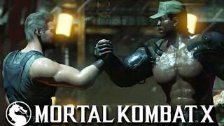 WE GOT THE GREATEST EASTER EGG IN MKX! - Mortal Kombat X: "Johnny Cage" Gameplay