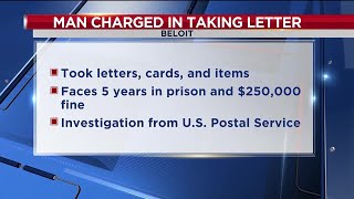 Beloit postal worker charged with taking, opening undelivered mail